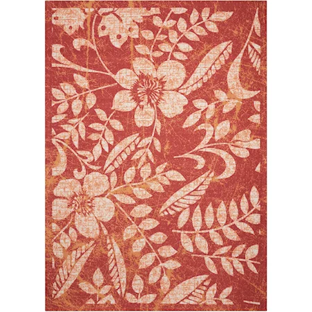 10' X 13' Red Rectangle Rug